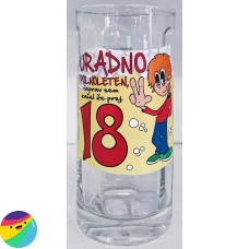 Pivski vrček za 18 let